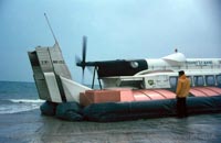 Closeup of the fin and propeller